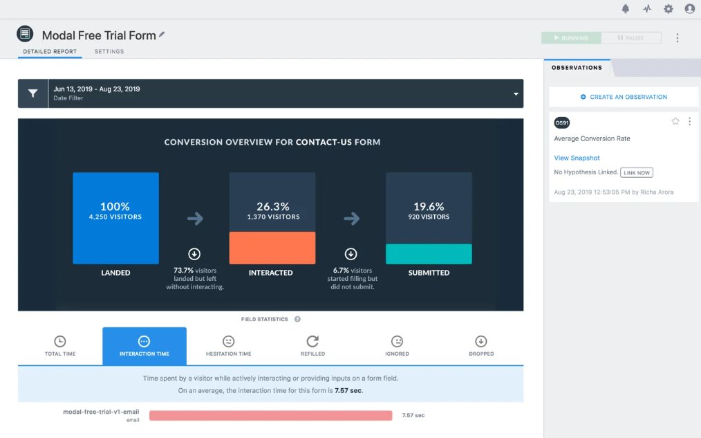 Modal Free Trial Form