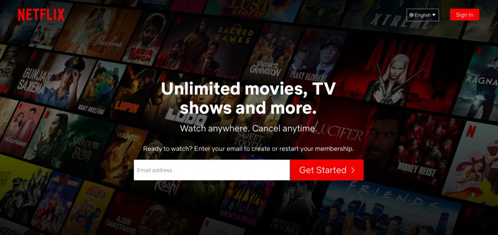 Netflix Creative CTA