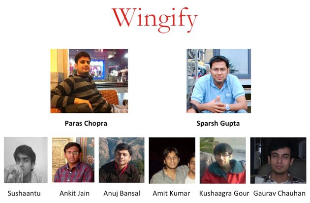 profile photo of the first Wingify team