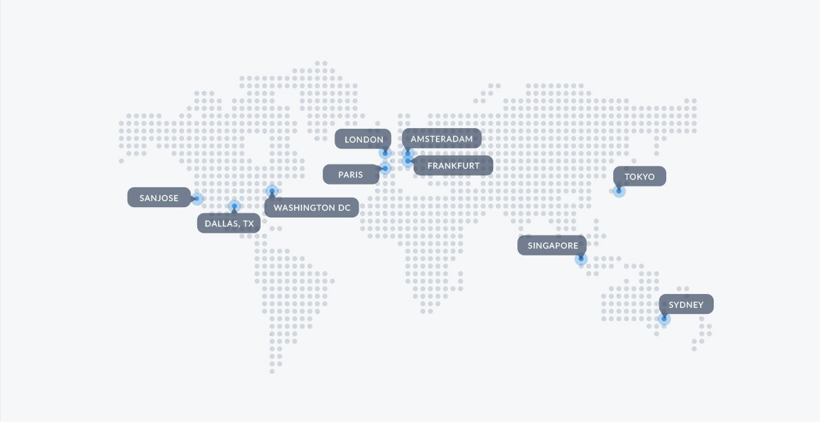 VWO CDN Map